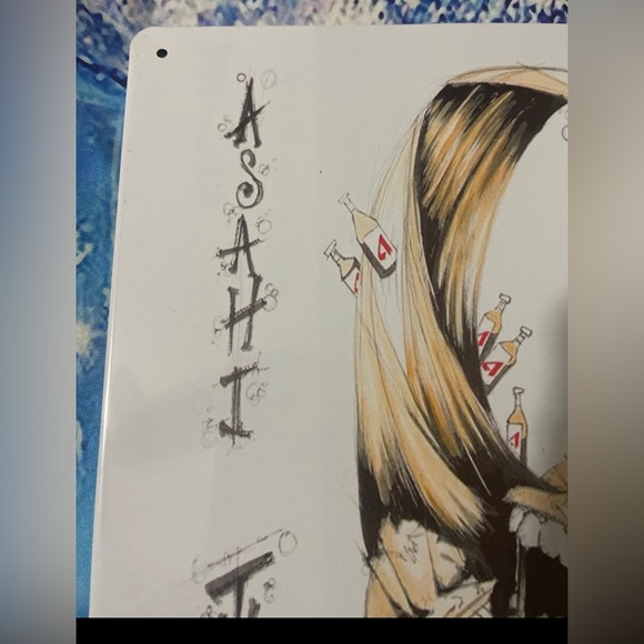 Sean Dietrich Artwork ASAHI TYPHOON Anime Manga Metal Poster Sign NEW RARE - Picture 5 of 6